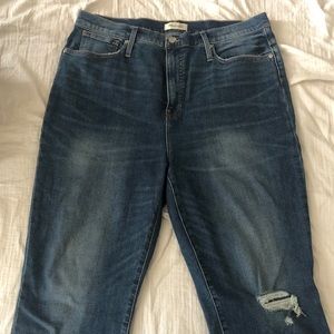 Madewell “mom” jeans